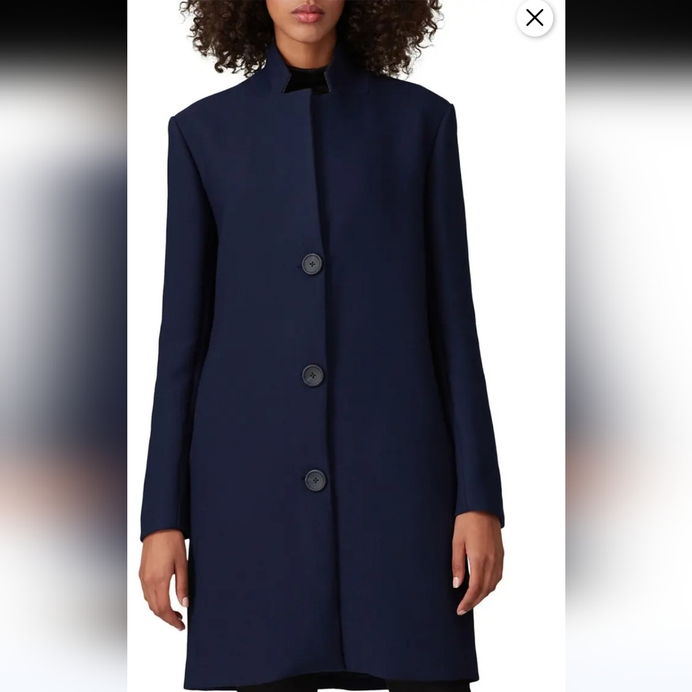 Waverly Grey Nikki Coat, Navy & Grey, Sz M, Made in U.S.A.